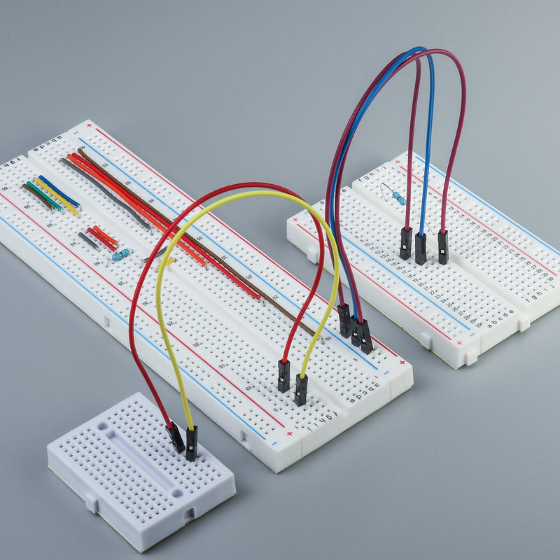  [AUSTRALIA] - DEYUE Solderless Prototype Breadboard | 1x830 tie in Point Breadboard 2x400 tie in Points Circuit Boards 6x170 tie Points Mini Modular breadboard Kit