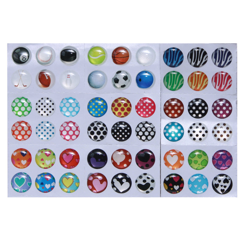 Wisdompro Home Button Sticker for Apple iPhone, iPod, iPad, Pattern 2 (216 Pieces) - LeoForward Australia