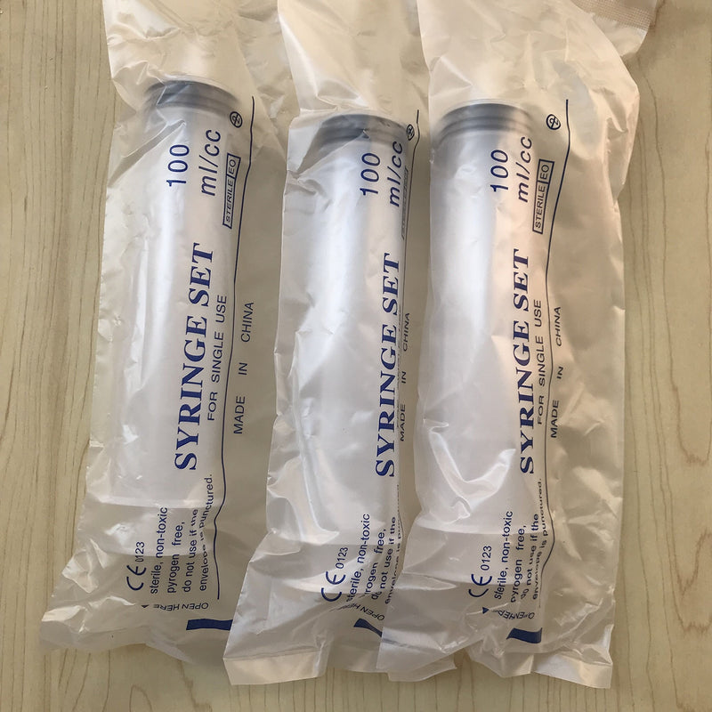 Agemore 3 Pack 100ml Syringes with 14Gx1.0'' Blunt Tip Fill Needles and Storage Caps(Luer Lock) - LeoForward Australia