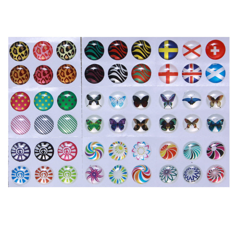 Wisdompro Home Button Sticker for Apple iPhone, iPod, iPad, Pattern 2 (216 Pieces) - LeoForward Australia