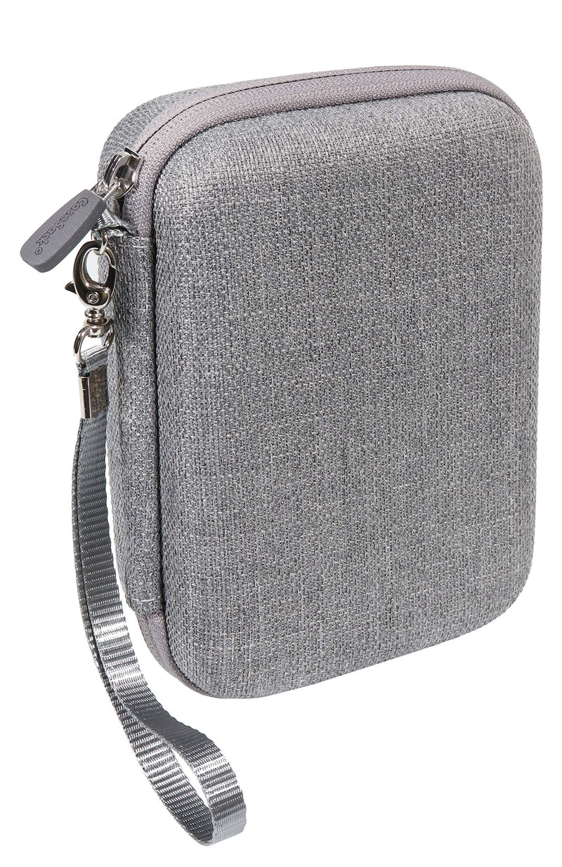  [AUSTRALIA] - CaseSack Case for Kodak Mini 3 Retro, Mini Shot 3 Retro 2-in-1, Zink Kodak Step Printer, All-New Mini 3 Square, mesh Accessories Pocket, Detachable Wrist Strap (Tweed Gray) Tweed gray