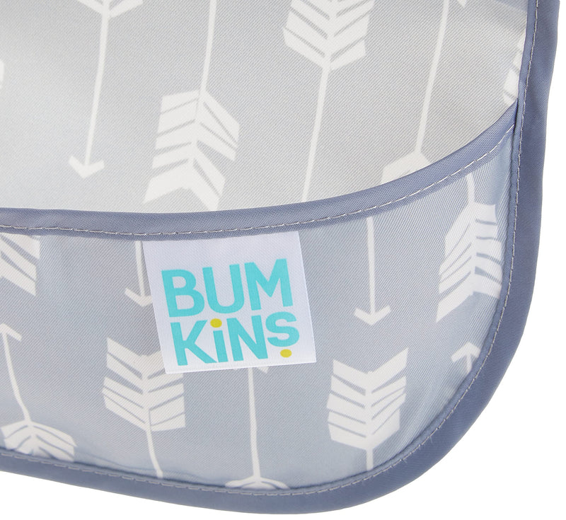 Bumkins SuperBib, Baby Bib, Waterproof Fabric, Fits Babies and Toddlers 6-24 Months – Arrows Pack of 1 - LeoForward Australia