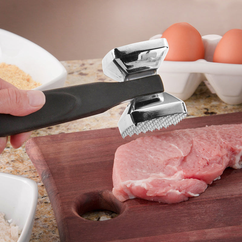  [AUSTRALIA] - Spring Chef Meat Tenderizer, Heavy Duty Hammer Mallet Tool & Chicken Pounder, Black