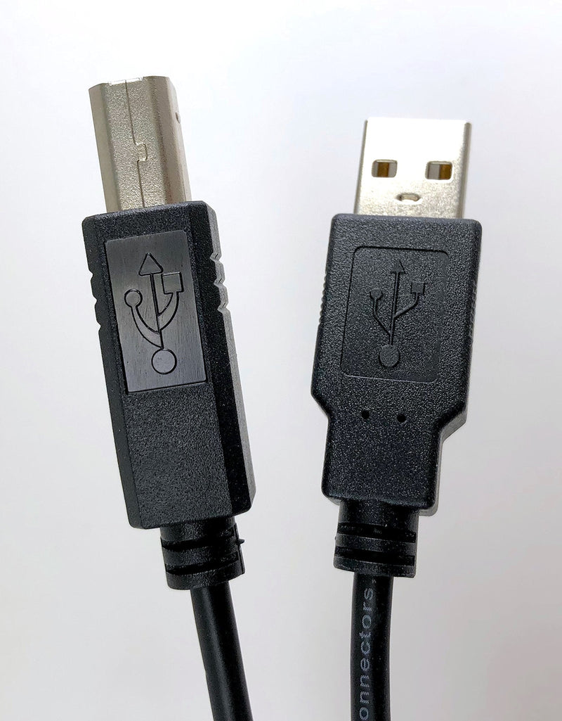  [AUSTRALIA] - Micro Connectors, Inc. 10 feet USB 2.0 Type A to B Cable - Black (E07-122BLK) 10 ft USB 2.0 (A-M to B-M)
