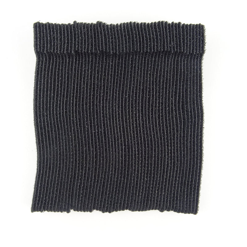  [AUSTRALIA] - Honbay Microfiber Cloth 6-Inch Hook and Loop Reusable Fastening Cable Ties, Set of 50, Black