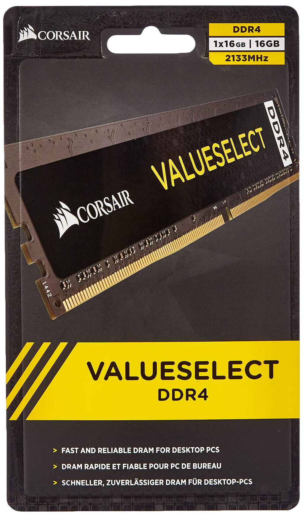  [AUSTRALIA] - Corsair CMV16GX4M1A2133C15 Value Select Series 16GB (1x16GB) DDR4 2133MHz (PC4-17000) CL15 DIMM