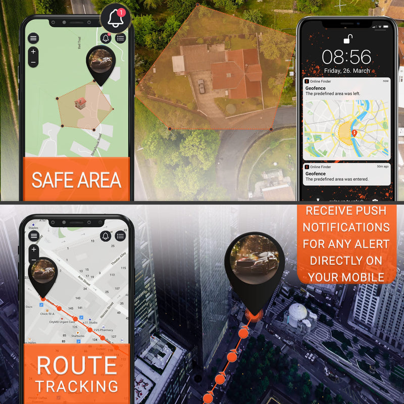  [AUSTRALIA] - PAJ GPS OBD II Tracker – Real Time Tracking Device for Cars, Trucks & More, Car Tracking with Alarm Notifications on Location, Speed Monitoring, Permanent Battery via OBD2 Plug, 4G LTE OBD-Quick-Mounting - CAR OBD Finder 4G