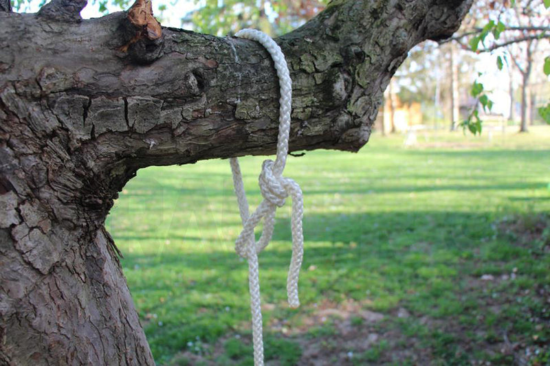  [AUSTRALIA] - RAM-PRO 80 ft. Diamond Braid Polypropylene All Purpose Flagline Rope, High Strength, UV Resistant and Excellent Shock Absorption, Thickness ¼ inch | Good for Tie, Pull, Swing, Climb and Knot Wihte