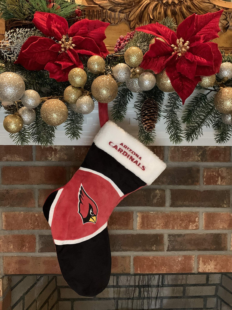  [AUSTRALIA] - FOCO NFL Christmas Stocking - Plush Limited Edition Holiday Stocking - Represent The NFC East and Show Your Team Spirit with Officially Licensed Football Fan Decorations ARIZONA CARDINALS