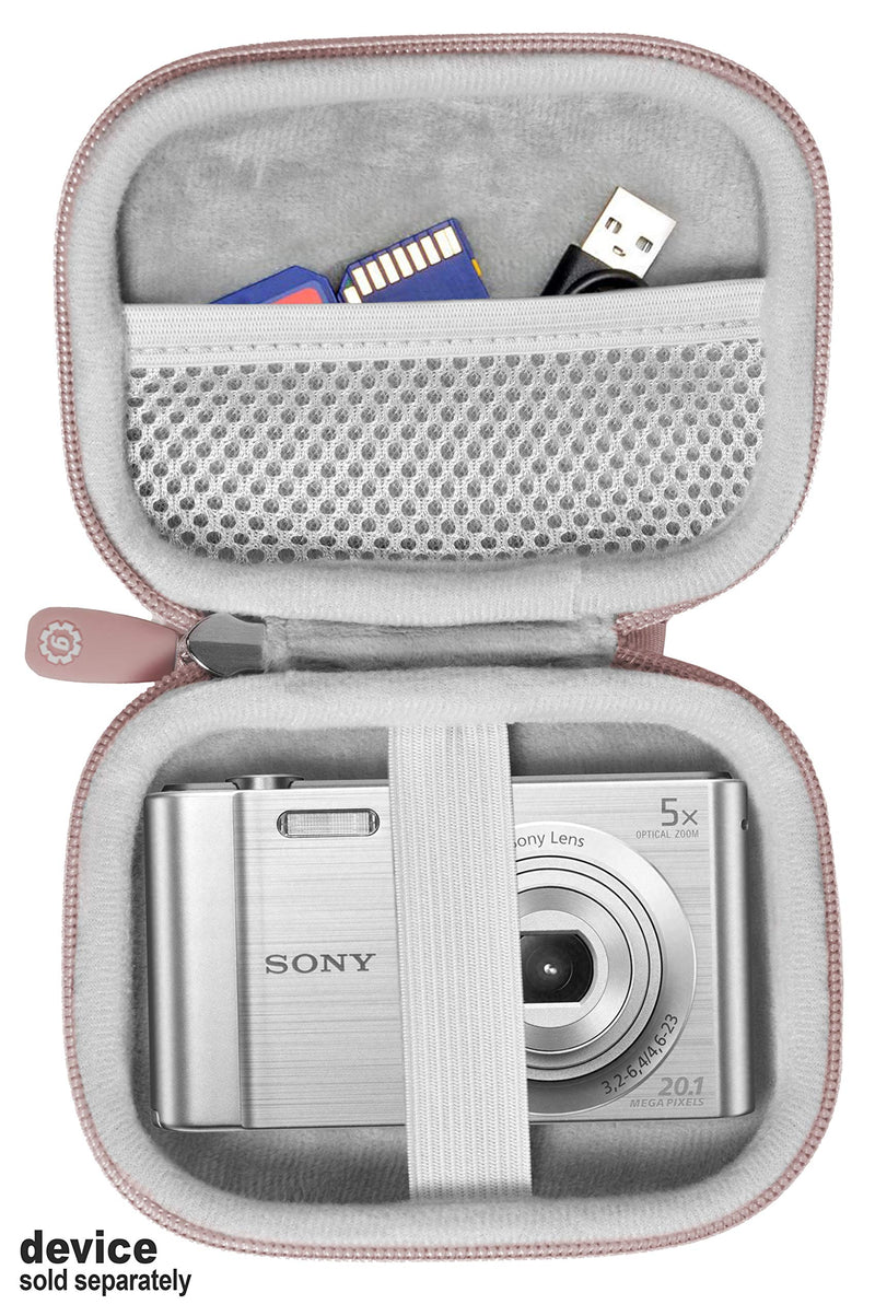  [AUSTRALIA] - WGear Digital Camera Case for Canon PowerShot ELPH180, ELPH 190, ELPH 350 HS, ELPH 310 HS, ELPH 360; Sony W800/S, DSCW830; AbergBest 21 Mega Pixels; Kodak FZ43, FZ53-BL;Lecran Rose Gold