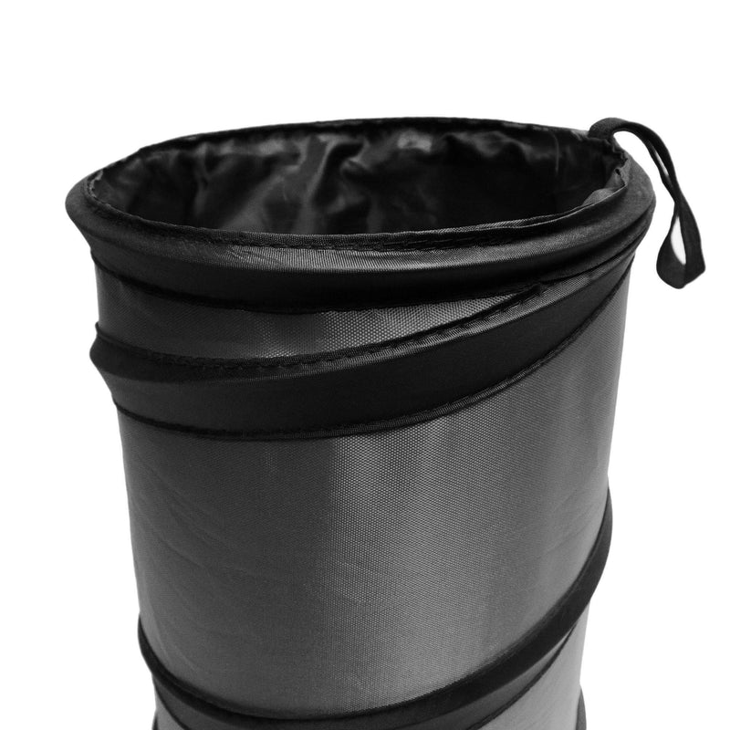  [AUSTRALIA] - FH Group FH1121GRAY Gray Car Garbage Trash Can (Collapsible and Compact Size Large)