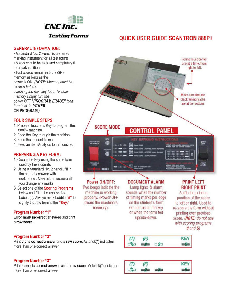  [AUSTRALIA] - TEST-100E 882 E Compatible Testing Forms (25 Sheet Pack) 25 Sheet Pack