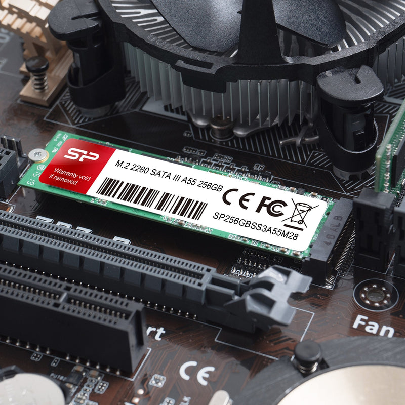 [AUSTRALIA] - Silicon Power 2-Pack 256GB A55 M.2 SSD SATA III Internal Solid State Drive 2280 256GB x2 2280 M.2 SATA