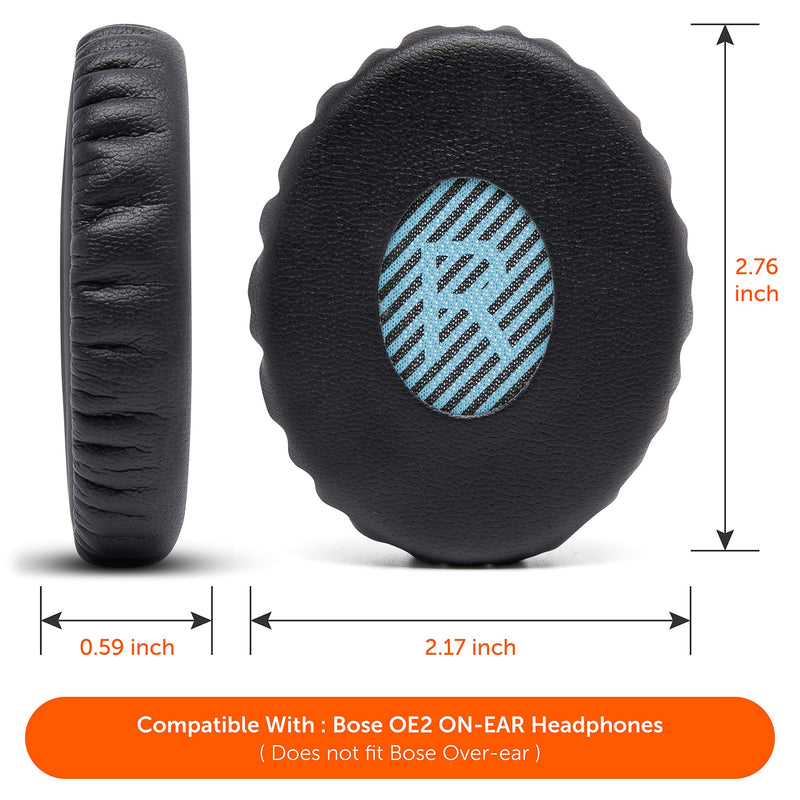  [AUSTRALIA] - WC Wicked Cushions Replacement Ear Pads for Bose On-Ear 2 (OE2 & OE2i) Headphones - Earpads for Bose SoundTrue & SoundLink On-Ear (OE) Headphones - Softer Leather, Luxury Memory Foam, Added Thickness