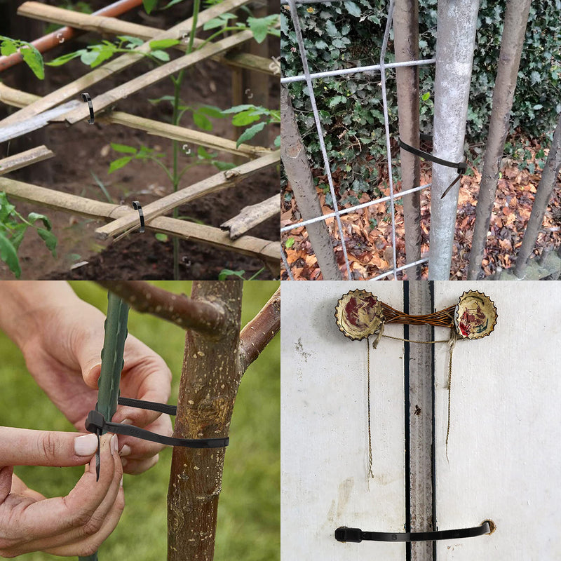  [AUSTRALIA] - Bates- Zip Ties, 150 Pack, 8 Inches, Cable Ties, Tie Wraps, Plastic Ties, Zip Ties Black, Electrical Cable Ties, 8 Inch Zip Ties, Cable Zip Ties, Black Cable Ties, Industrial Zip Ties, Nylon Zip Ties