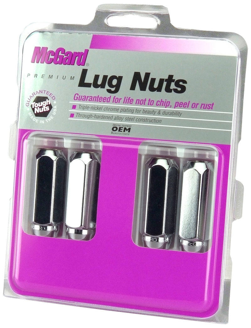 McGard 64020 Chrome Cone Seat Style Lug Nuts (M14 x 2.0 Thread Size) - Set of 4 - LeoForward Australia
