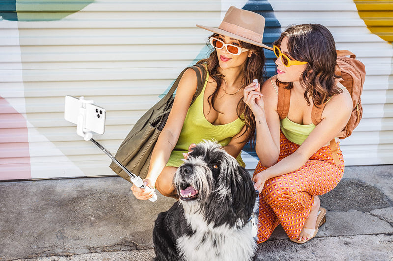  [AUSTRALIA] - LITTIL Rise | Extendable Selfie Stick, Portable Phone Tripod Stand with Bluetooth Wireless Remote, Compatible with Most Phones - iPhone and Android