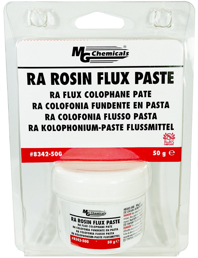  [AUSTRALIA] - MG Chemicals RA Rosin Flux Paste, Amber, 50 g Jar