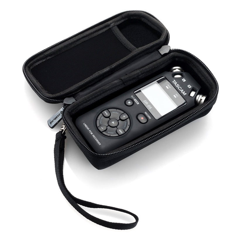 Hard CASE fits TASCAM DR-05 / DR-05X (Version 2/1) Portable Digital Recorder. - Includes Mesh Pocket for Accessories. by Caseling - LeoForward Australia