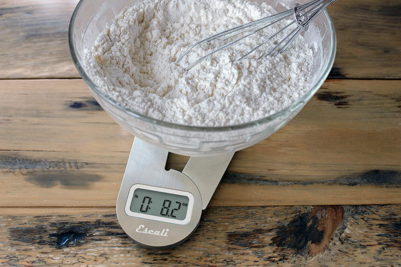 Escali F115 Compact Kitchen Scale, 11 lb/5 kg, Stainless Steel - LeoForward Australia