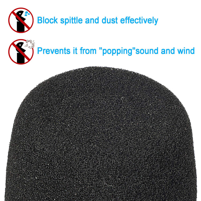  [AUSTRALIA] - Microphone Foam Protector Compatible with Shure BETA87A - Pop Filter for BETA87C, SM87A, SM86, SM85 Mic Like A85WS by YOUSHARES A85WS Foam