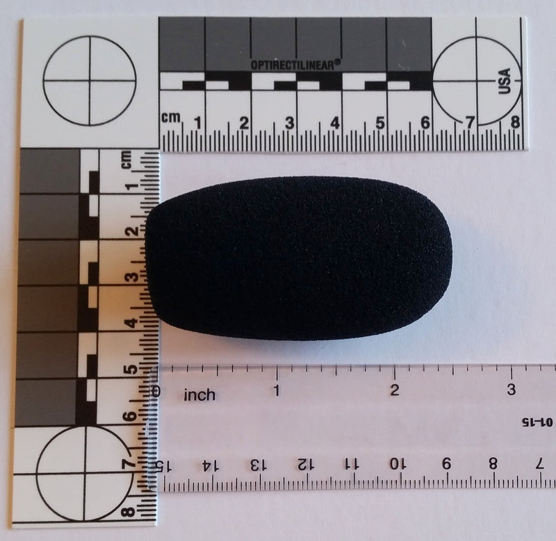  [AUSTRALIA] - Compete Audio CA555 large microphone windscreens (Foam Microphone Covers) (2-pack) for use with mini-shotgun mics, larger headsets and desktop microphones
