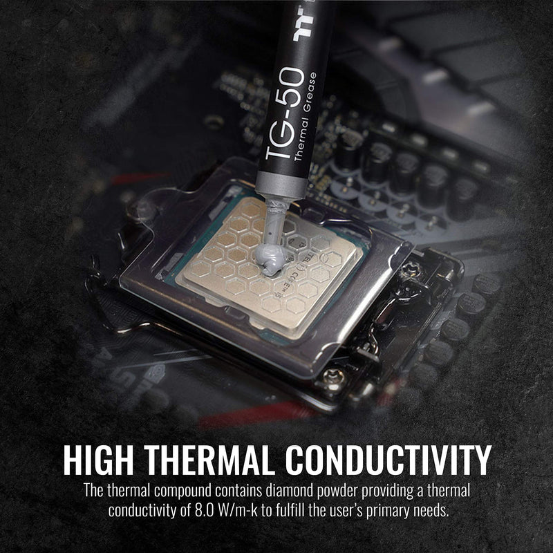 Thermaltake TG-50 High Performance CPU/GPU Heatsink Thermal Compound | 4g | CL-O024-GROSGM-A - LeoForward Australia