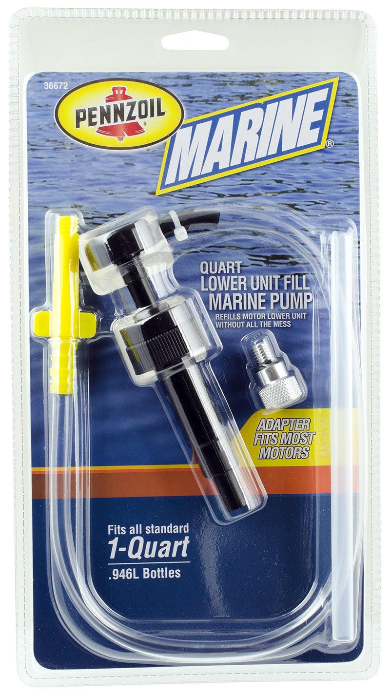  [AUSTRALIA] - Custom Accessories Pennzoil 36672 Marine Lower Unit Fill Pump (Quart)