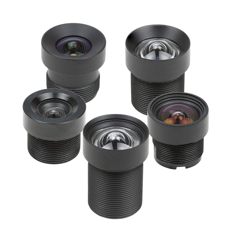  [AUSTRALIA] - Arducam M12 Lens Kit, Low Distortion M12 Mount Lenses for Arduino and Raspberry Pi Camera