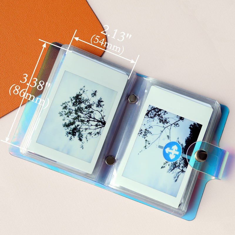  [AUSTRALIA] - Small Photo Album 2x3 Compatible with Fujifilm Instax Mini Film/Polaroid Film/Kpop Photocard (36 Pockets)