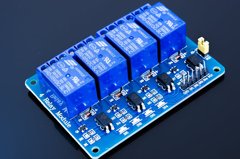  [AUSTRALIA] - ACROBOTIC 4-Channel Relay Board AC250V 10A DC30V 10A for Arduino Raspberry Pi ESP8266