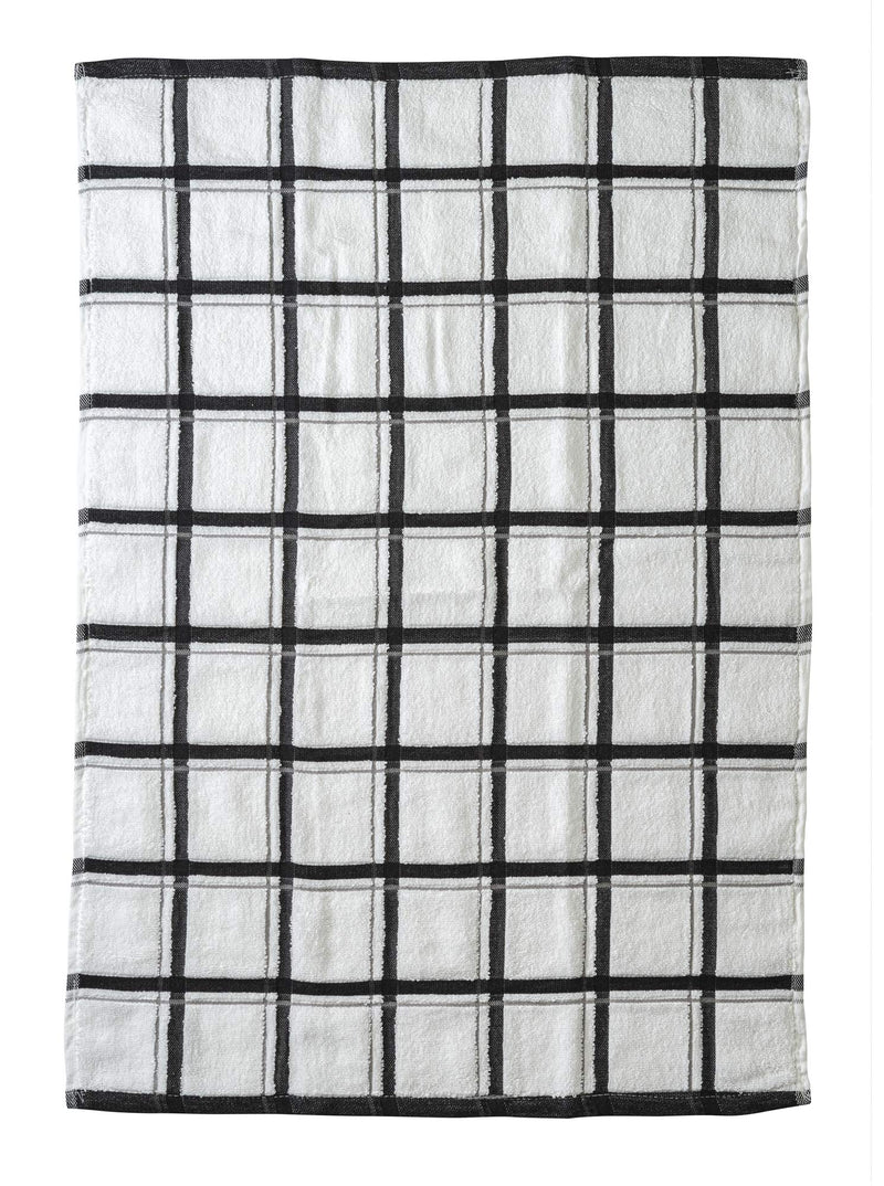  [AUSTRALIA] - XLNT Black Large Kitchen Towels (3 Pack) - 100% Cotton Dish Towels | 20" x 28" | Ultra Absorbent Dishcloths Sets of Hand Towels/Tea Towels for Everyday Scrubbing | Quick Drying Kitchen Washcloths 3