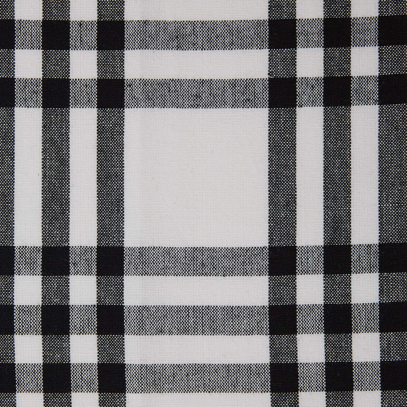  [AUSTRALIA] - DII Farmhouse Woven Dishtowel Set, 18x28, Black 5 Piece 18x28"