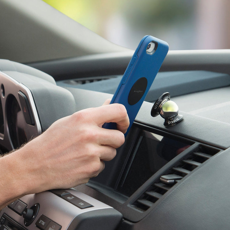  [AUSTRALIA] - Nite Ize Steelie Orbiter Dash Mount Kit - Magnetic Cell Phone Holder for Car , Low Profile, No Attached Magnets