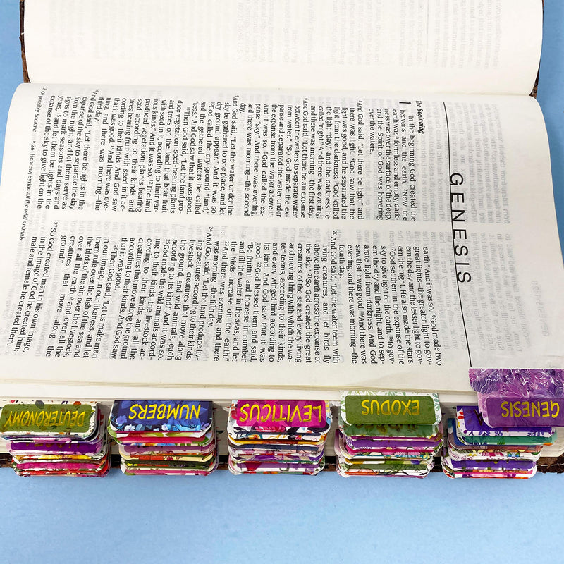  [AUSTRALIA] - Mr. Pen- Bible Tabs, 75 Tabs, Laminated, Bible Journaling Supplies, Bible Tabs Old and New Testament, Bible Tabs for Women, Bible Tabs for Journaling Bible, Bible Book Tabs, Books of The Bible Tabs