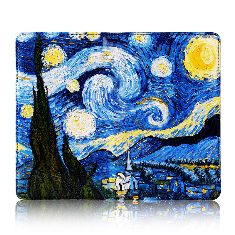  [AUSTRALIA] - 5x9" Server books for waitress, Restaurant Guest check organizer, Cfeclog Waitress book with Zipper High Volume Pocket and Magnetic closure, Waitstaff wallet, Presenters Card Holder for Waiter, Bartender (2022 Starry night) 2022 Starry night