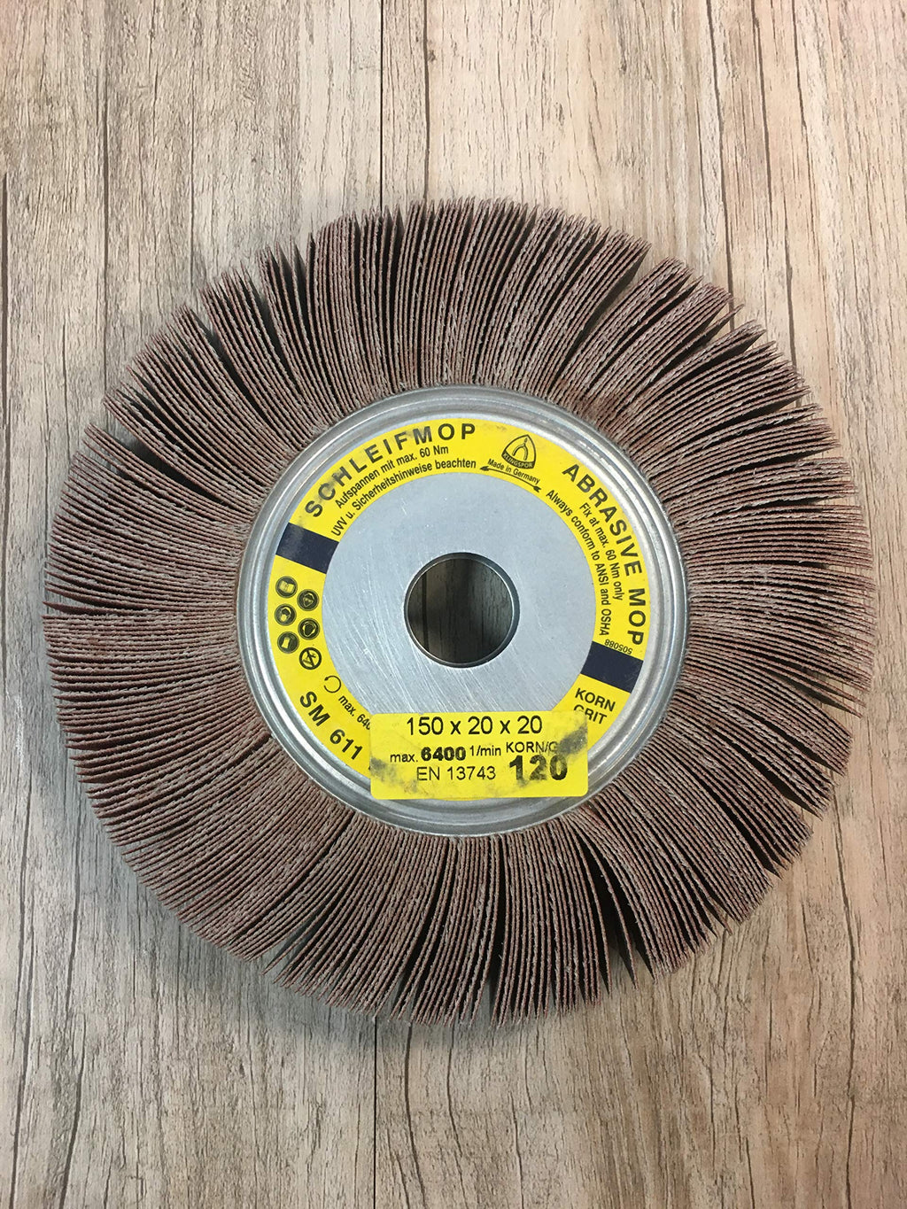  [AUSTRALIA] - Flap grinding disc, flap disc, 150 x 20 x 20 mm, grain 120