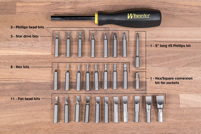  [AUSTRALIA] - Wheeler Space Saver Screwdriver Set