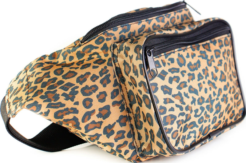 SoJourner Bags Cheetah Fanny Pack, Tan - LeoForward Australia