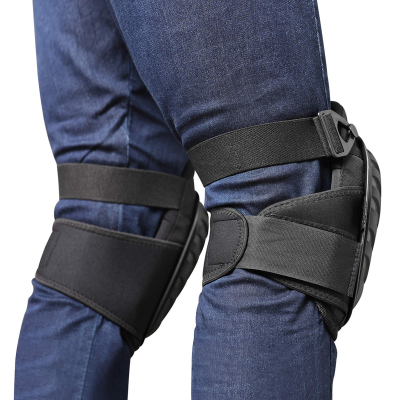  [AUSTRALIA] - Professional Knee Pads for Work - Heavy Duty Foam Padding Kneepads for Construction, Gardening, Flooring with Comfortable Gel Cushion to Save Your Knees (Knee High) Knee High