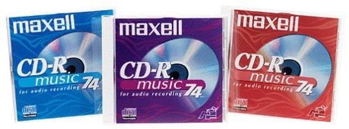 Maxell Digital Media CD-R 74-Minute DA (Color, 3-Pack) - LeoForward Australia