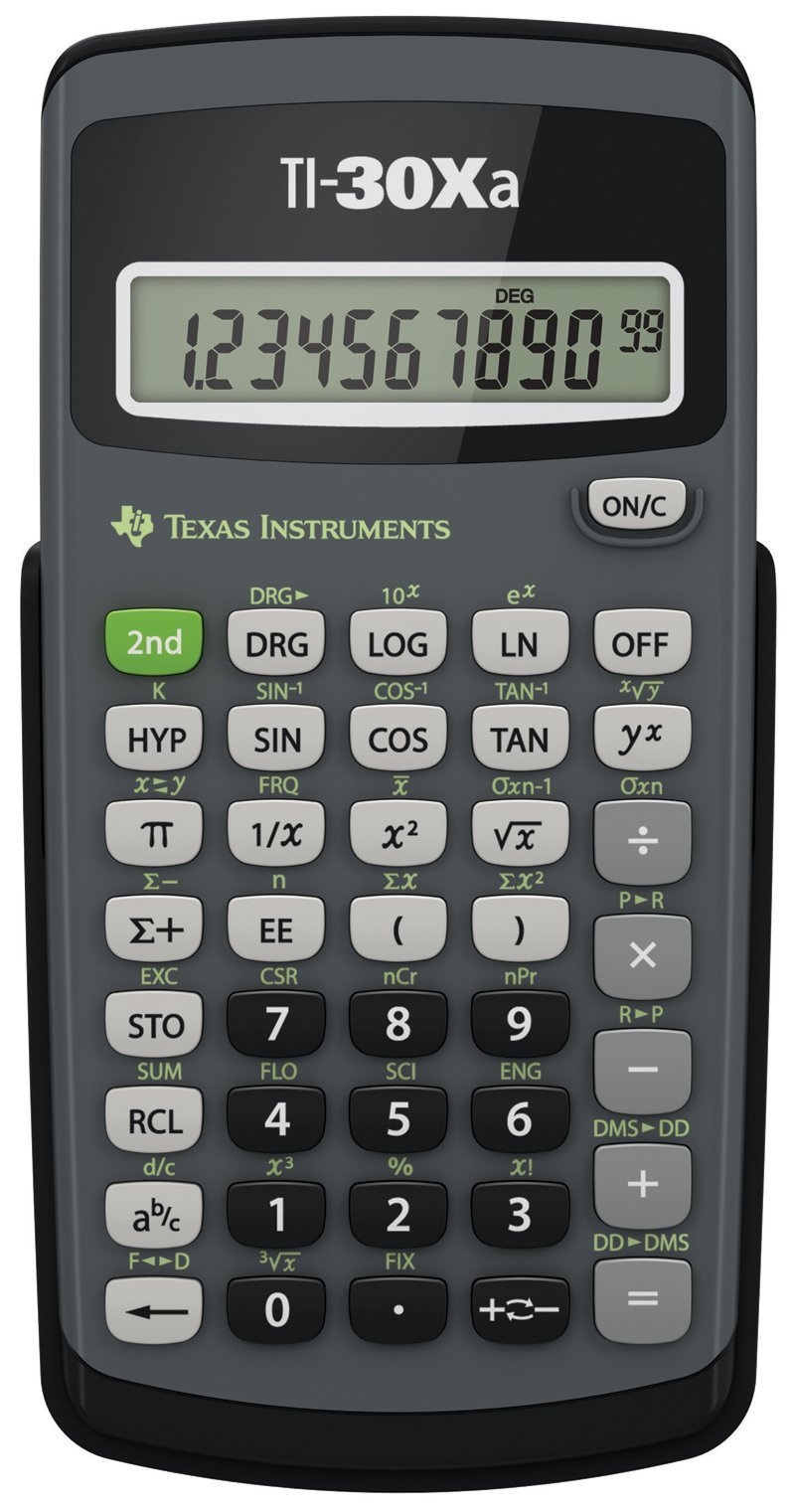  [AUSTRALIA] - Texas Instruments TI-30Xa Scientific Calculator Gray