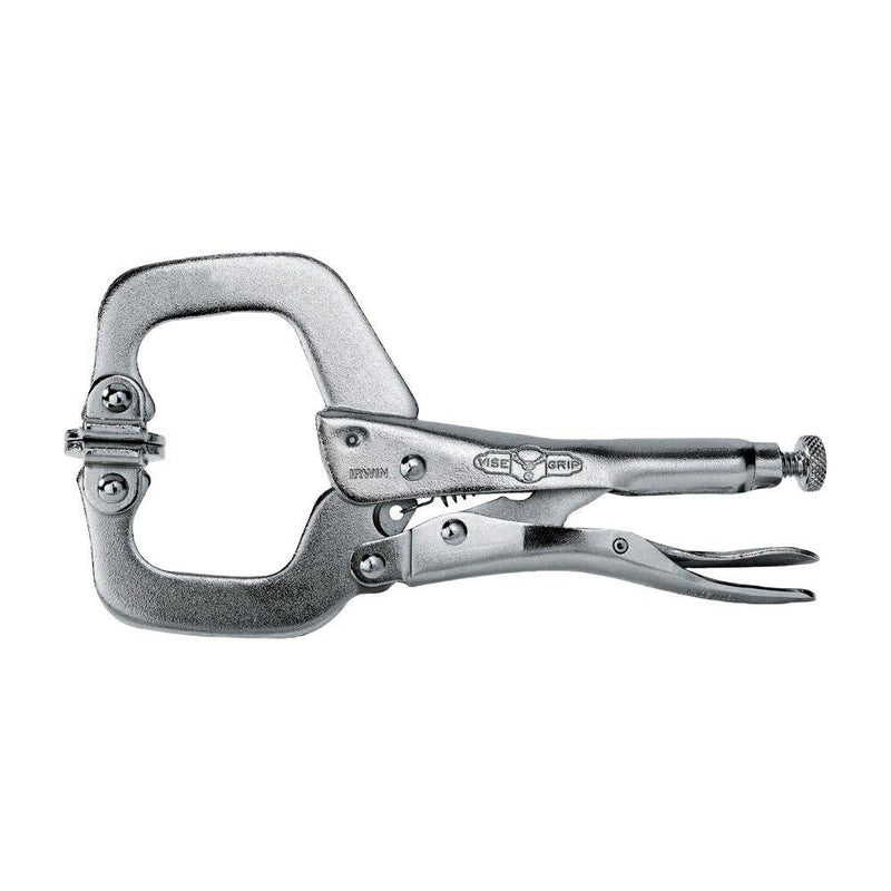  [AUSTRALIA] - IRWIN VISE-GRIP C Clamp, Locking with Swivel Pads, 4-inch (165)