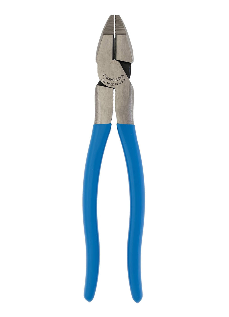  [AUSTRALIA] - Channellock 369 9.5-Inch Lineman's Pliers | Xtreme Leverage Technology (XLT) Requires Less Force to Cut than Other High-Leverage Models | Forged from High Carbon Steel | Made in the USA