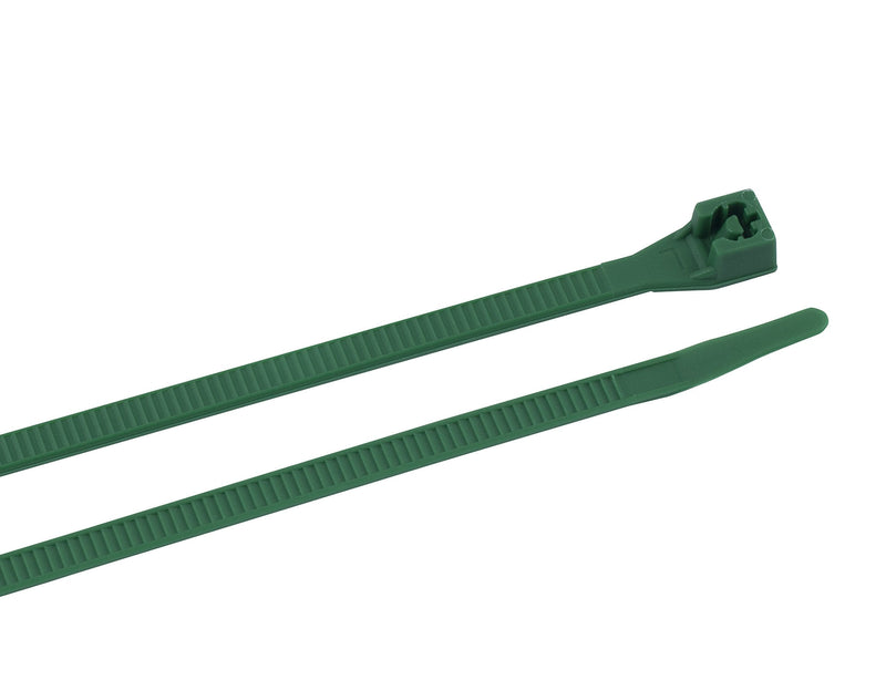  [AUSTRALIA] - Gardner Bender 46-308G Cable Tie, 8 inch, 75 lb, Electrical Wire and Cord Management, Nylon Zip Tie, 100 Pk, Green 100 Pack