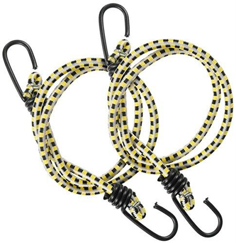  [AUSTRALIA] - Keeper 06036 36" Bungee Cord with Coated Hooks, 2 Pack