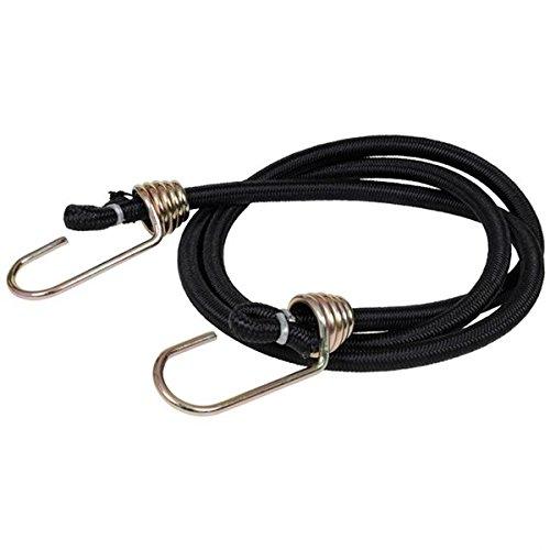  [AUSTRALIA] - Keeper 06188 48" Heavy Duty Bungee Cord with Dichromate Hook,Black|Blacks 48"