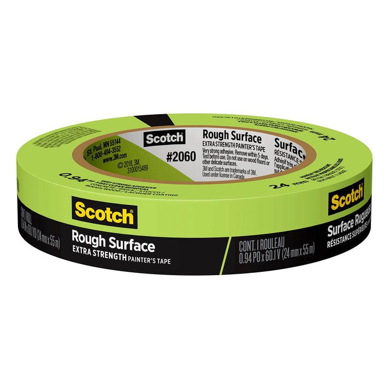  [AUSTRALIA] - Scotch Rough Surface Painter's Tape, 0.94 inches x 60 yards, 2060, 1 Roll 0.94" Width