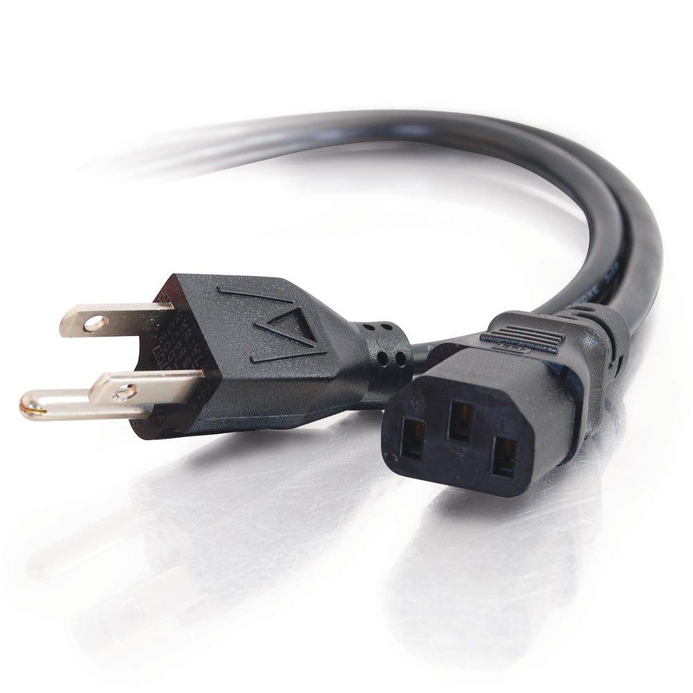  [AUSTRALIA] - C2G Power Cord, Replacement Power Cable, 3 Pin Connector, For Computers, TVs, Monitors, & More, 18 AWG, Black, 10 Feet (3.04 Meters), Cables to Go 03134 10ft Universal