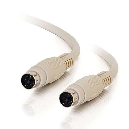 C2G 02692 PS/2 M/M Keyboard/Mouse Cable, Beige (6 Feet, 1.82 Meters) Keyboard Mouse Cable 6 Feet - LeoForward Australia